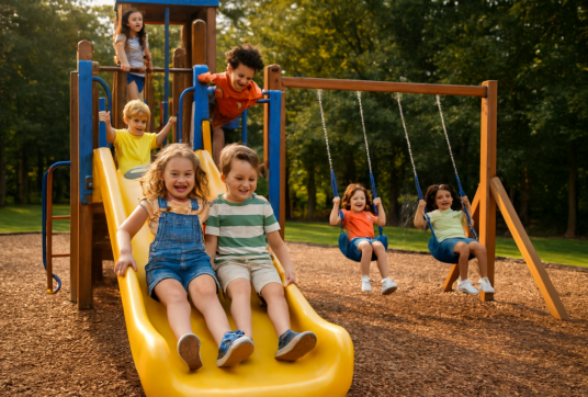 this shows our playground