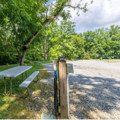 This shows our large level rv site pads