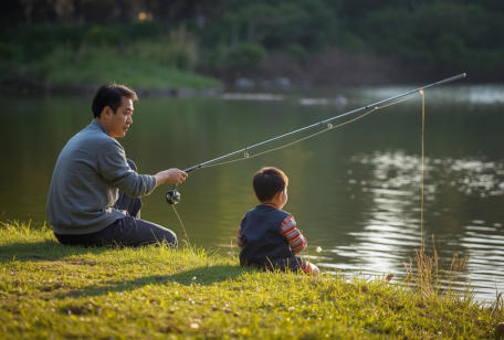 this shows our fishing pond